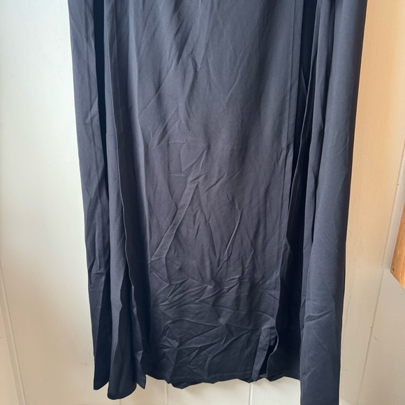 HALARA BlackHigh Waisted Adjustable Double Buckle Split 2-in-1 Maxi Casual Skirt - Picture 13 of 16